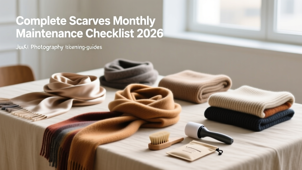 Complete Scarves Monthly Maintenance Checklist 2026