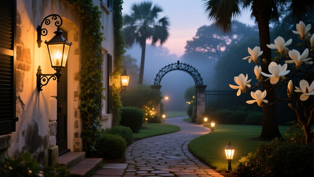 Charleston Courtyard ADA Retrofit with LED-Gas Hybrid
