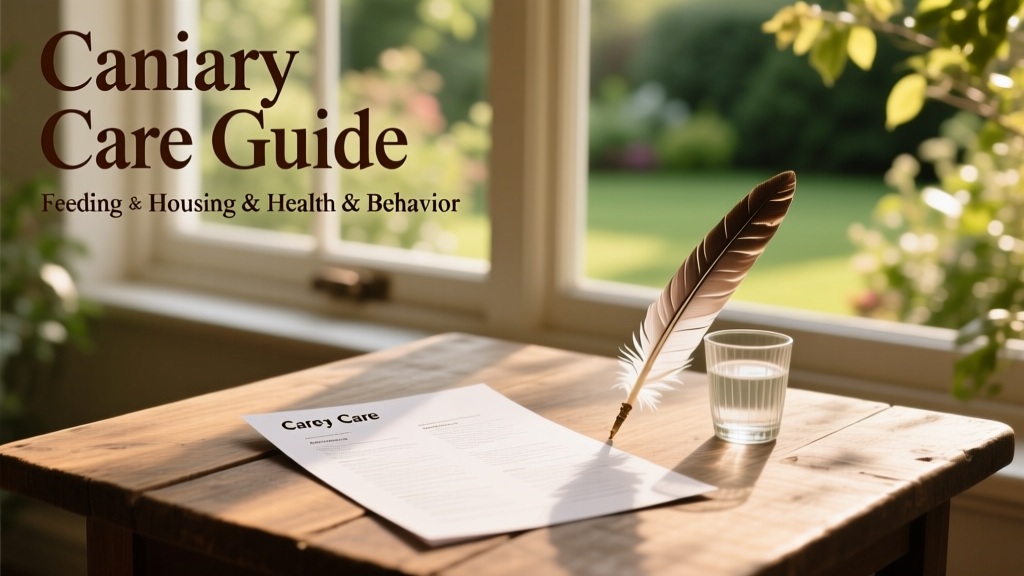 Canary Care Sheet