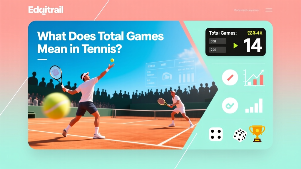 What Does Total Games Mean in Tennis?