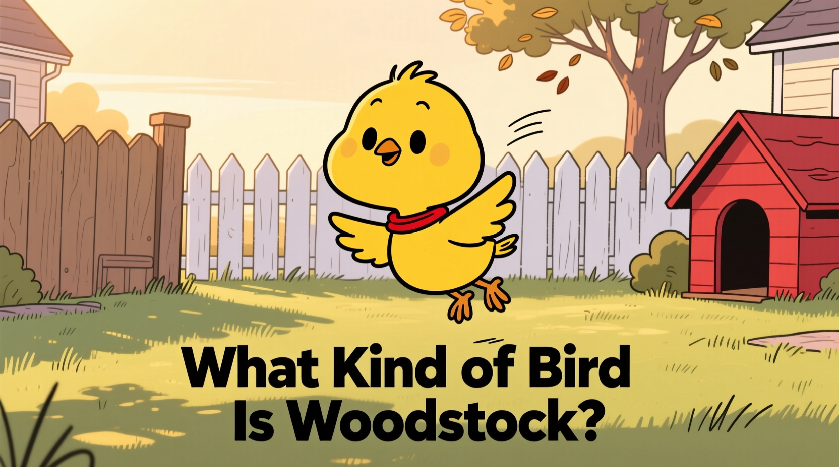 what kind of bird is woodstock from snoopy