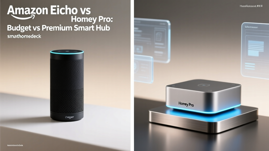 Amazon Echo vs Homey Pro: Budget vs Premium Smart Hub