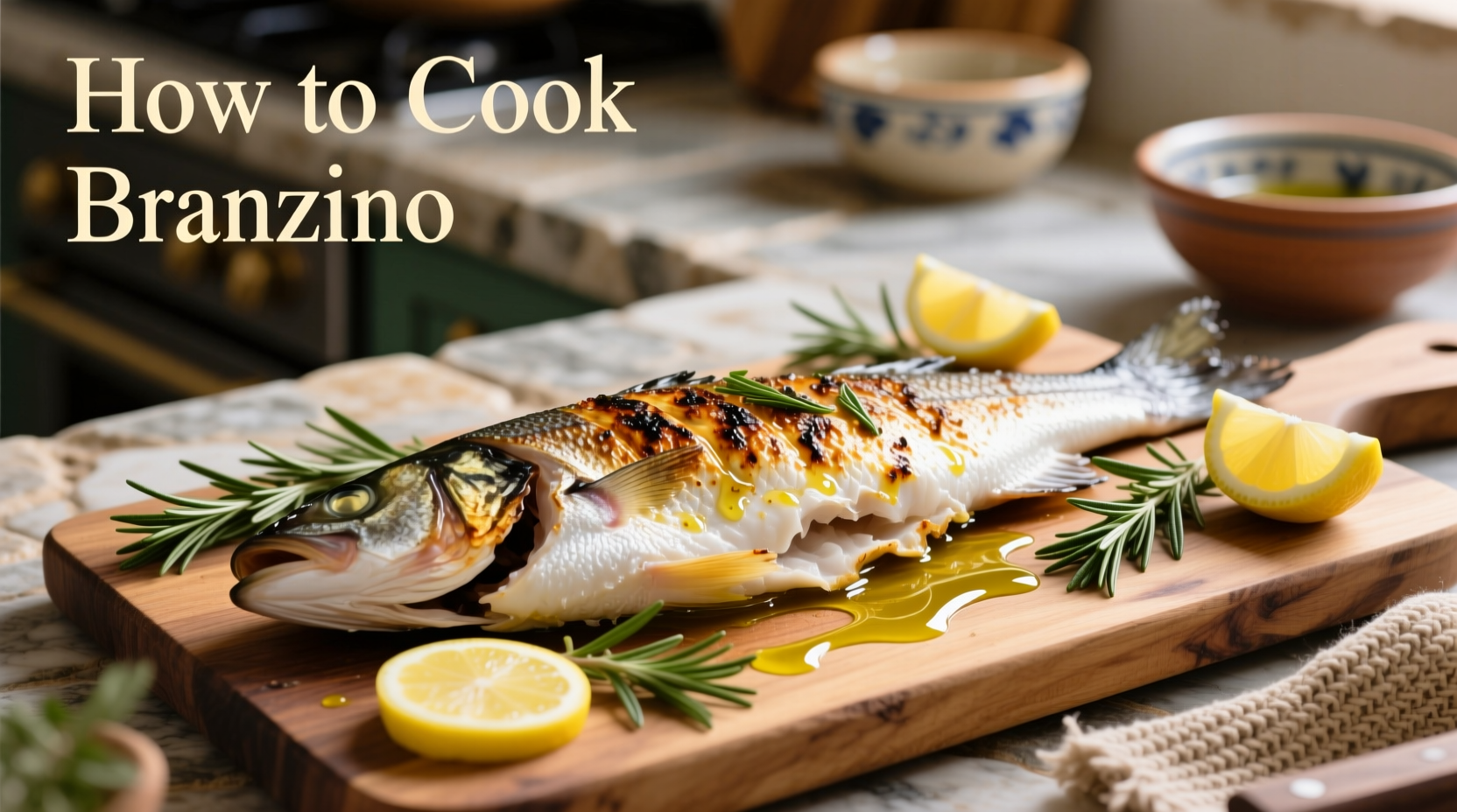 how to cook branzino