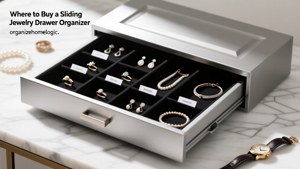 Where to Buy a Sliding Jewelry Drawer Organizer