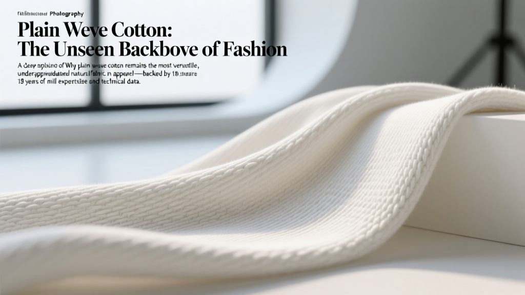 Plain Weave Cotton: The Unseen Backbone of Fashion