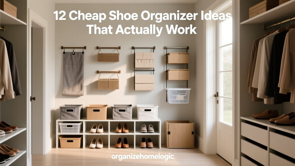 12 Cheap Shoe Organizer Ideas That Actually Work