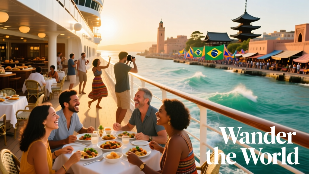 The Around-the-World Cruise: Logistics, Luxury, and Life at Sea for 120 Days