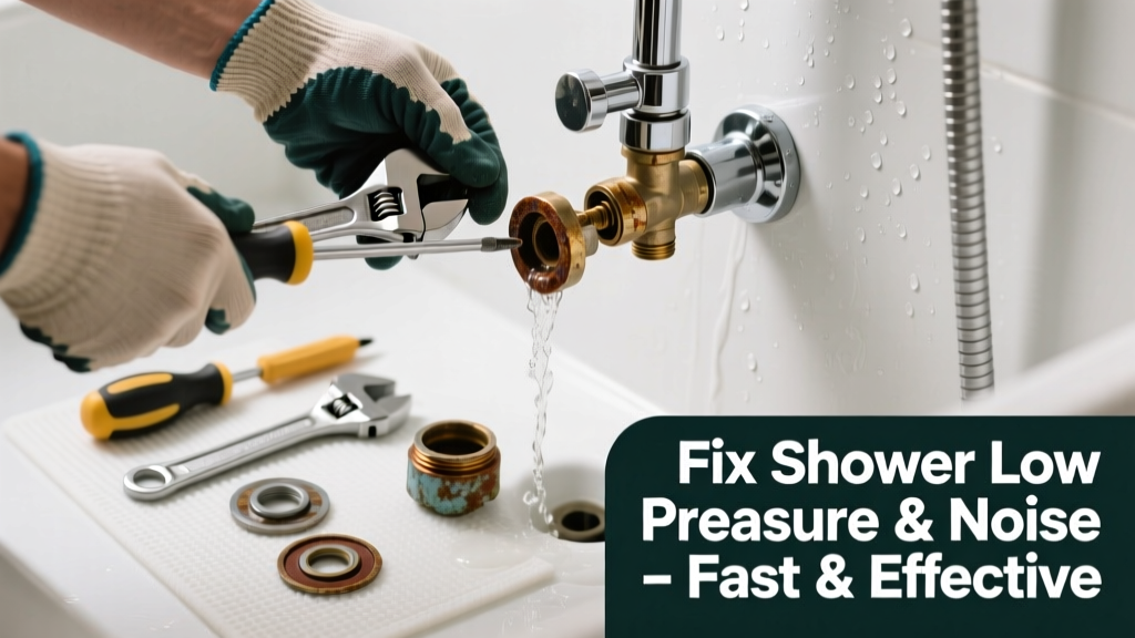 Fix Shower Low Pressure and Unusual Noise Fast