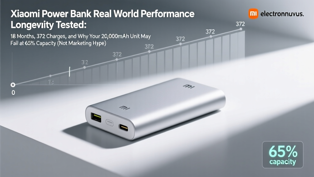 Xiaomi Power Bank Real World Performance Longevity Tested: 18 Months, 372 Charges, and Why Your 20,000mAh Unit May Fail at 65% Capacity (Not Marketing Hype)