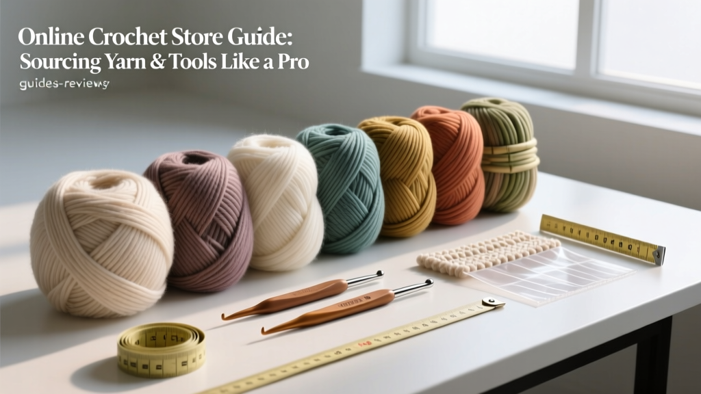 Online Crochet Store Guide: Sourcing Yarn & Tools Like a Pro