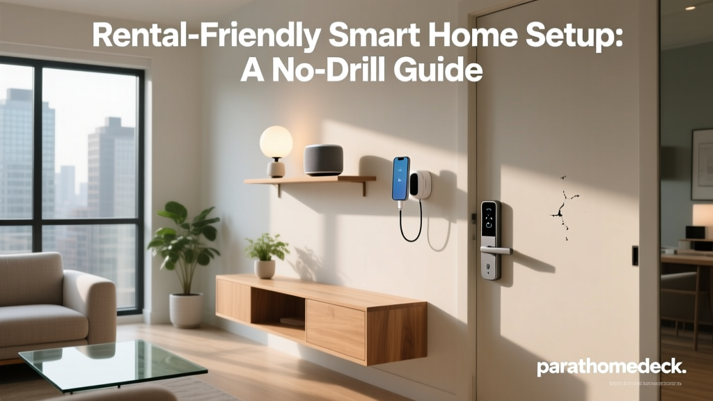 Rental-Friendly Smart Home Setup: A No-Drill Guide