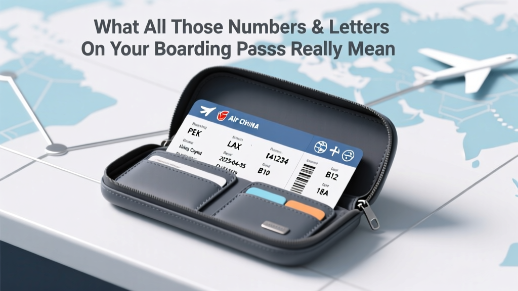 What All Those Numbers and Letters on Your Boarding Pass Really Mean