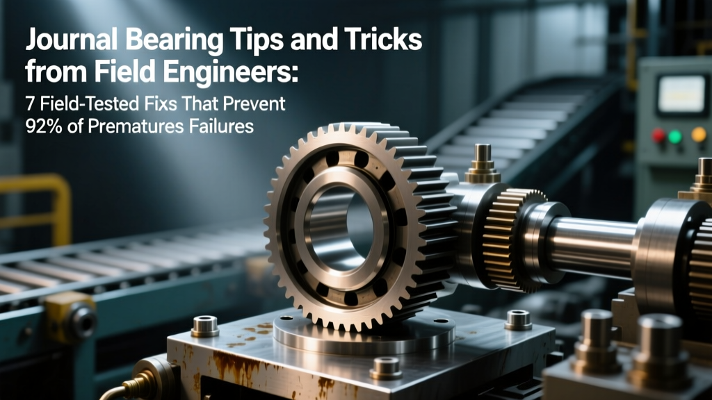 7 Journal Bearing Fixes: Prevent 92% of Premature Failures