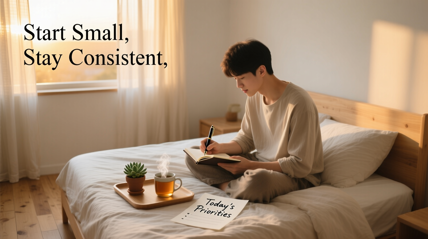 how to create a morning routine that sets a productive tone