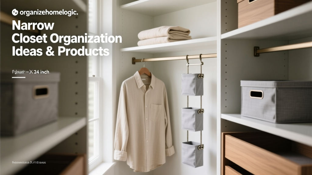 Narrow Closet Organization Ideas & Products