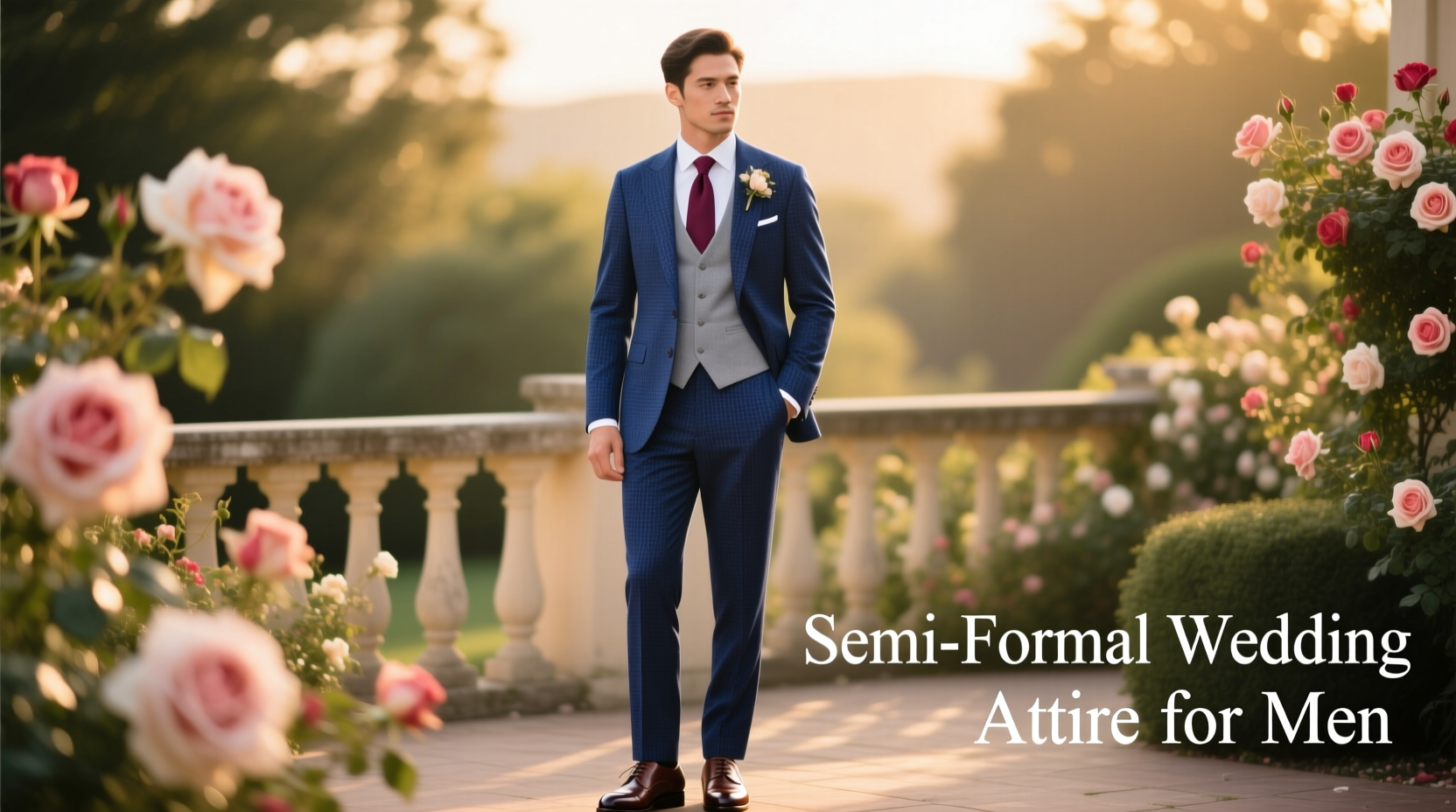 what is semi formal wedding attire for men