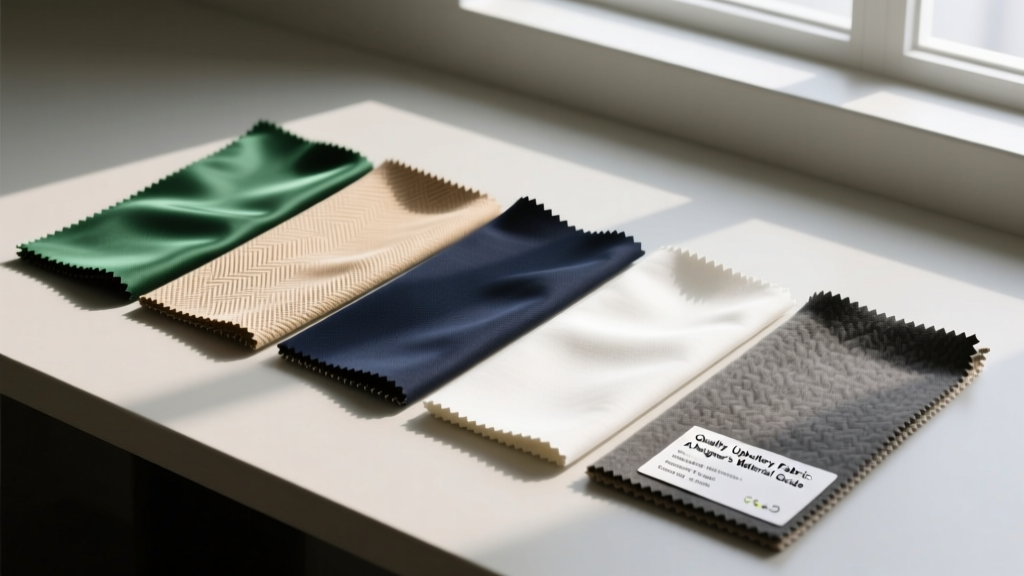 Quality Upholstery Fabric: A Designer’s Material Guide