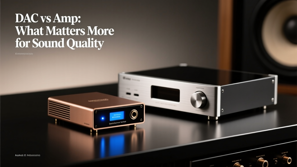 DAC vs Amp: What Matters More for Sound Quality