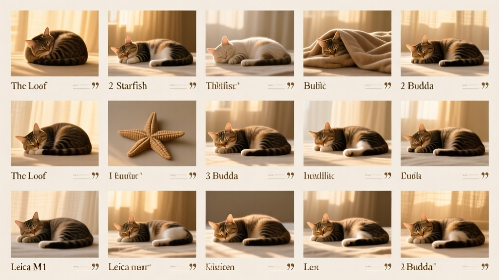 17 Typical Cat Sleeping Positions Explained