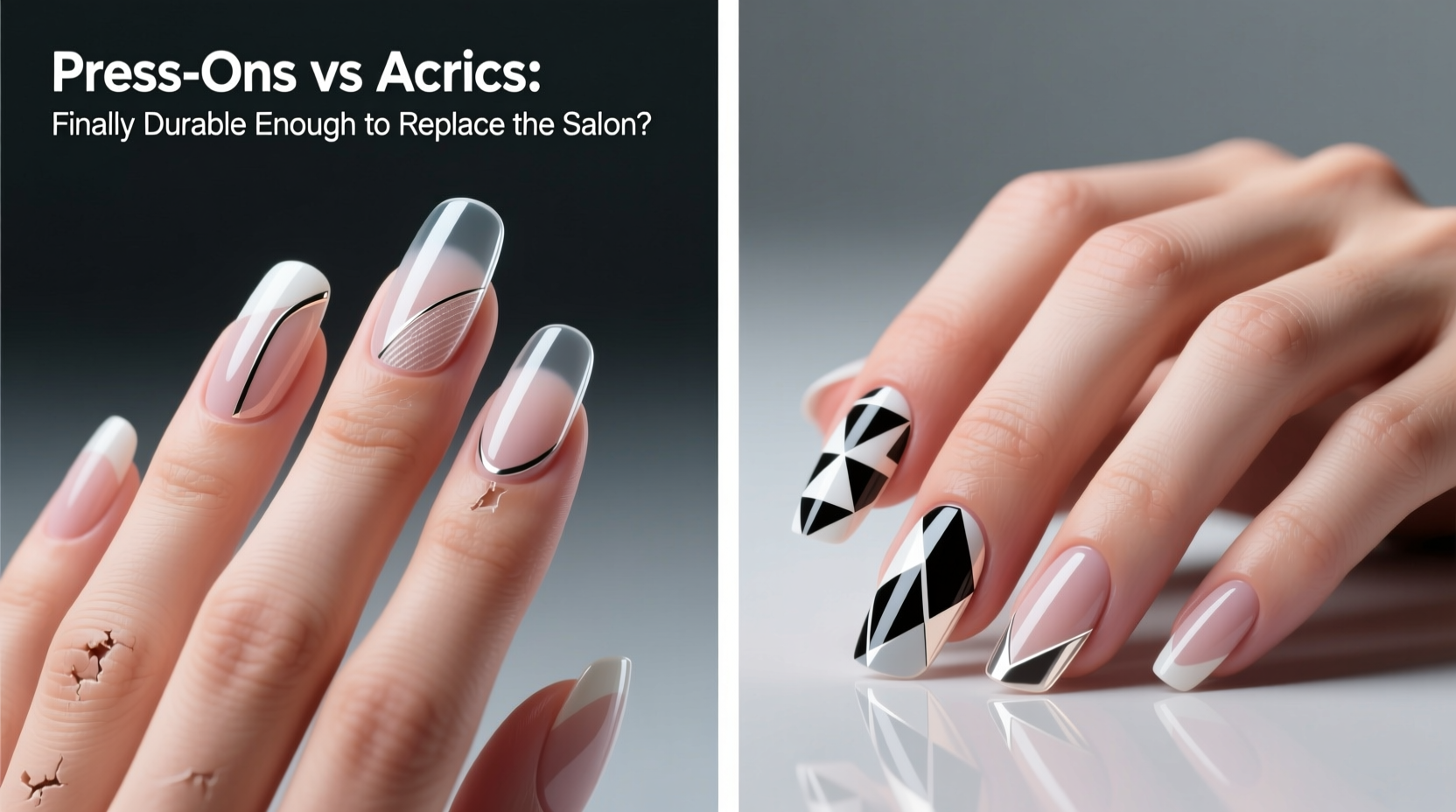 press on nails vs acrylics are glue ons finally durable enough to replace the salon