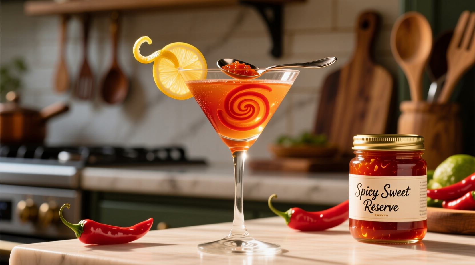 make spicy sweet cocktails with pepper jelly