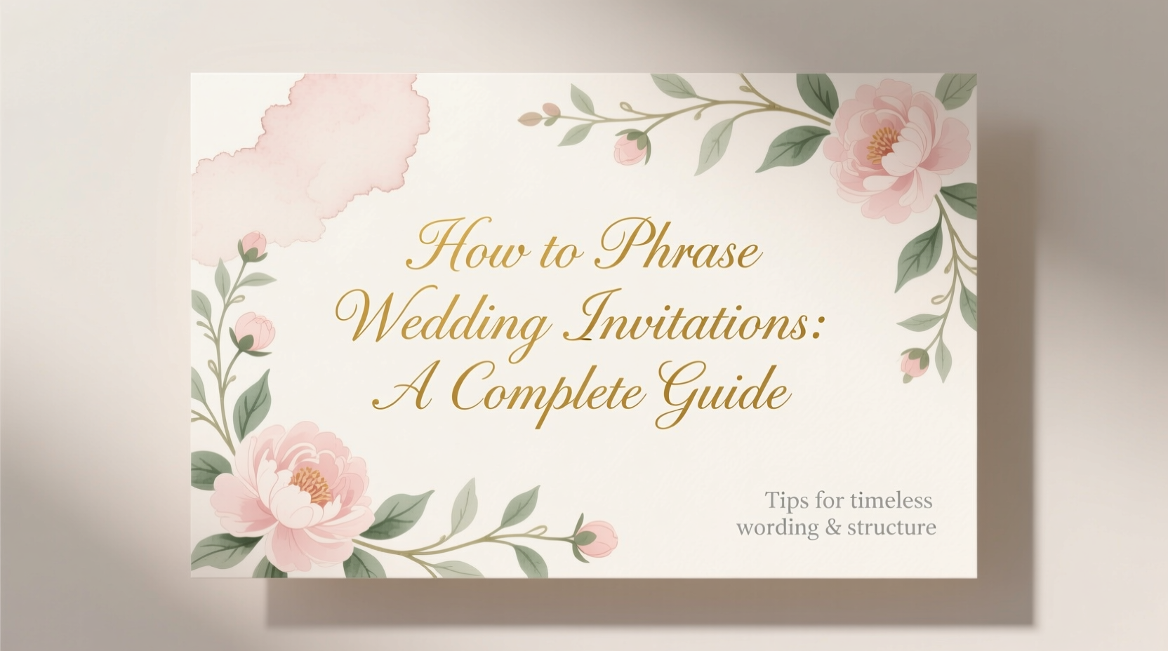 how to phrase wedding invitations