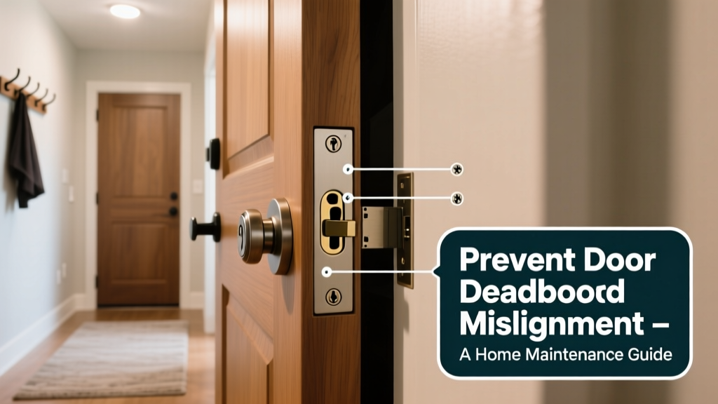Prevent Door Deadbolt Misalignment: A Home Maintenance Guide