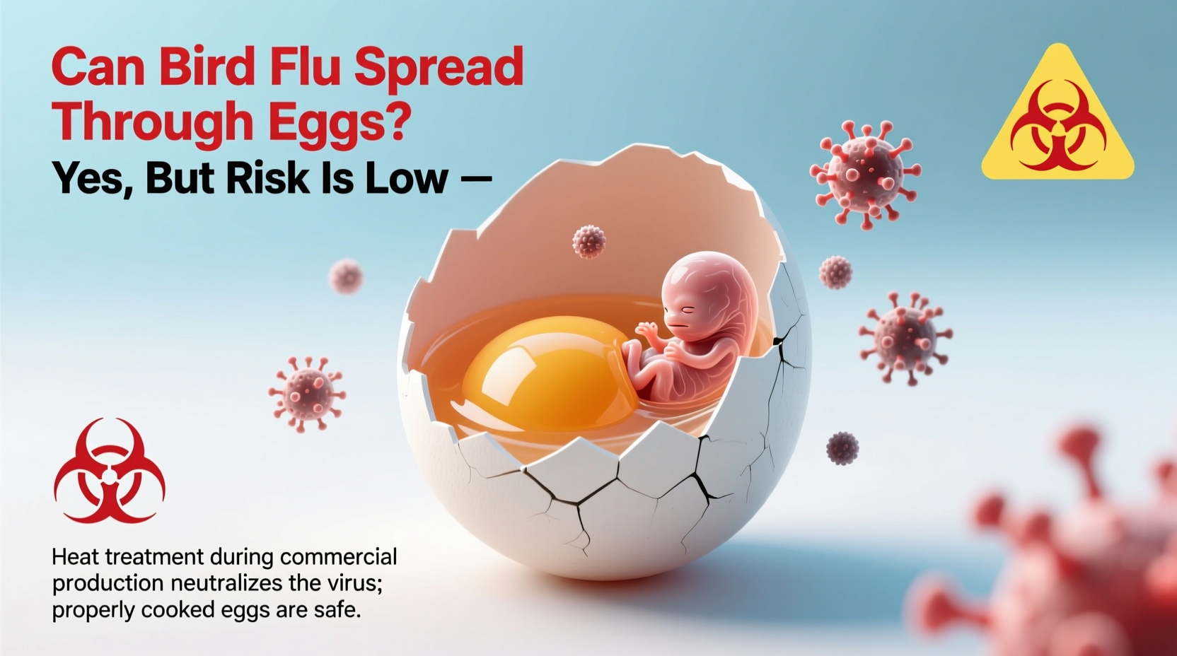 can bird flu spread through eggs