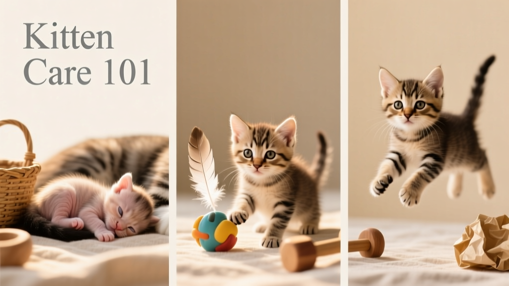 Kitten Care 101: From Birth To 1st Birthday
