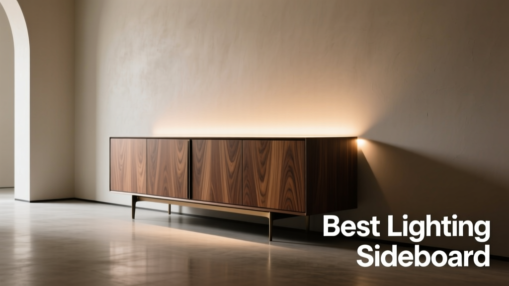 Best Lighting Sideboard: Illuminated Storage