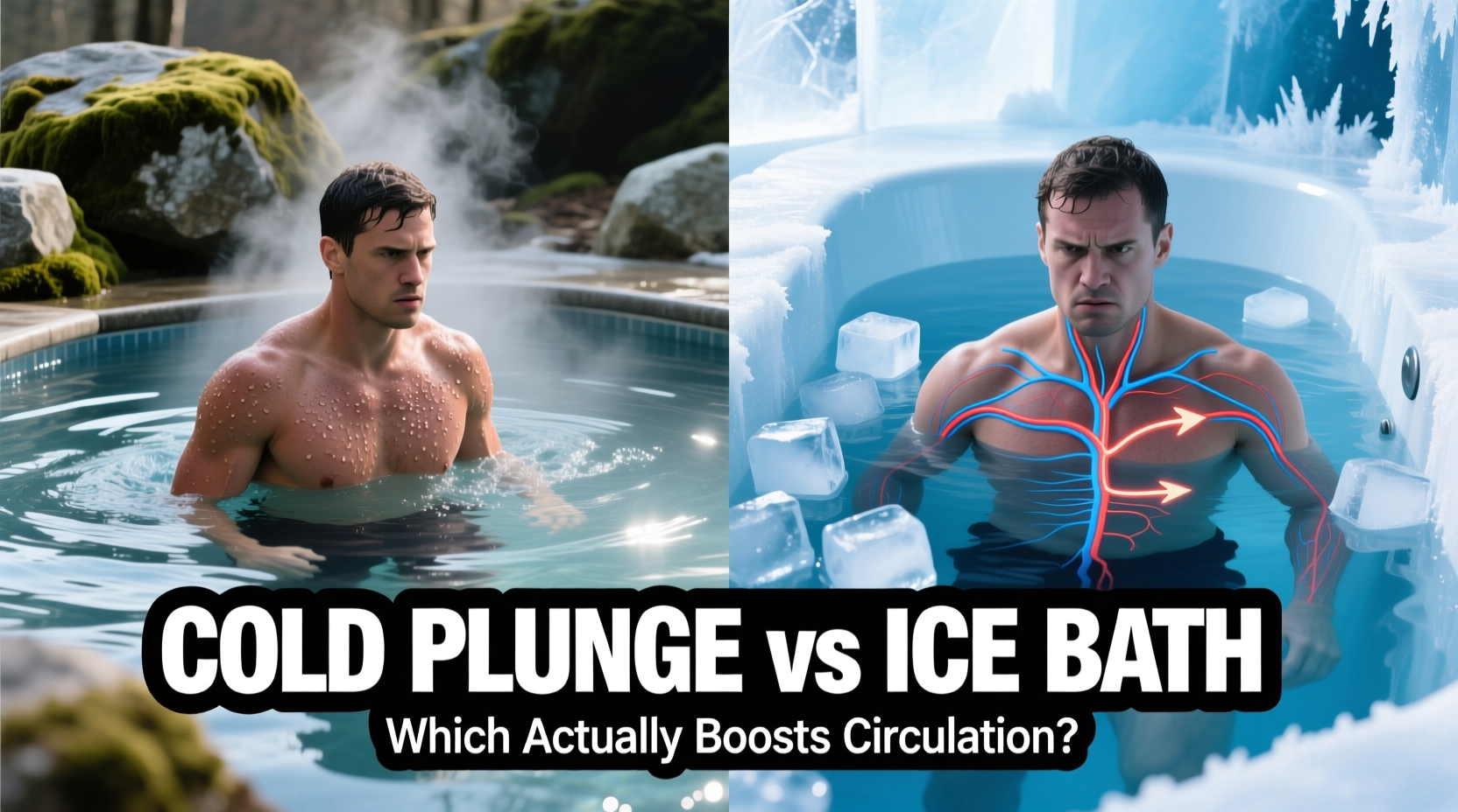 cold plunge vs ice bath which recovery method actually boosts circulation
