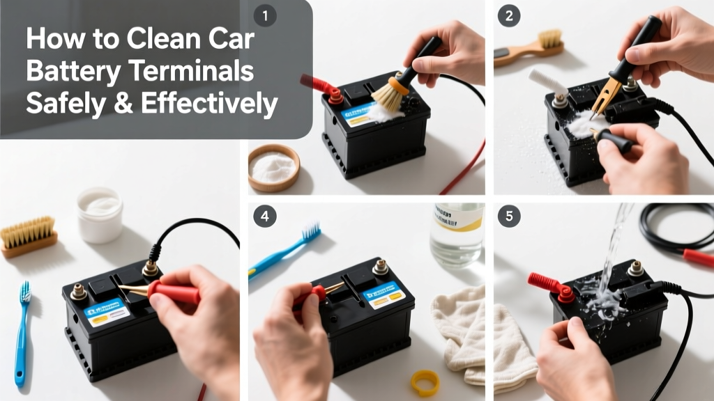 How to Clean Car Battery Terminals Safely and Effectively