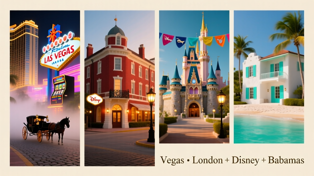 Vegas, London, Disney, Bahamas & Beyond: A Data-Driven Breakdown of Top Global Leisure Destinations for Modern Travelers