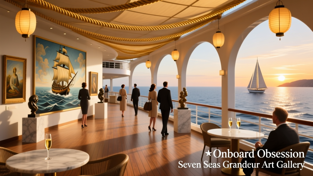 Onboard Obsession: Inside the Seven Seas Grandeur Art Gallery