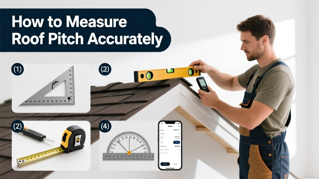 How to Measure Roof Pitch Accurately on Any Roof