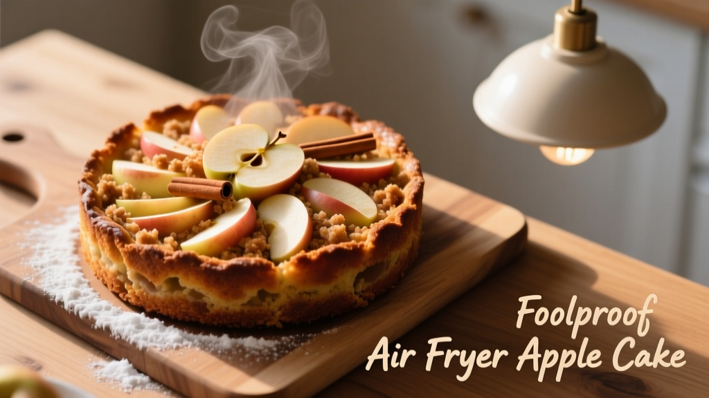 Air Fryer Apple Cake: Crispy-Edged, Moist & Foolproof
