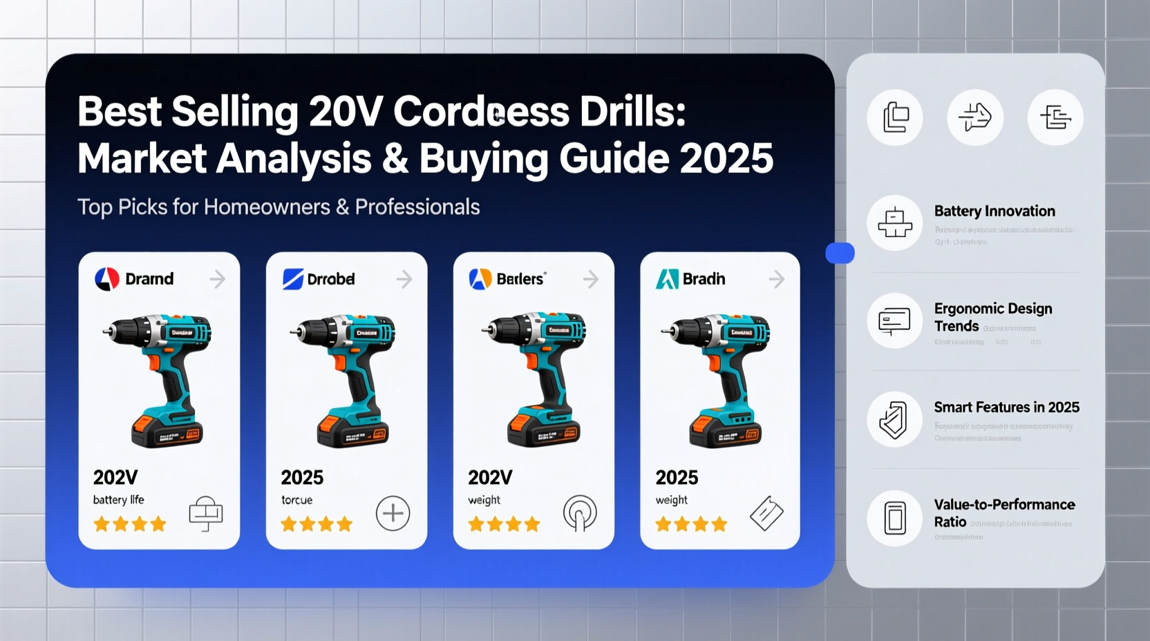 best selling 20v cordless drill