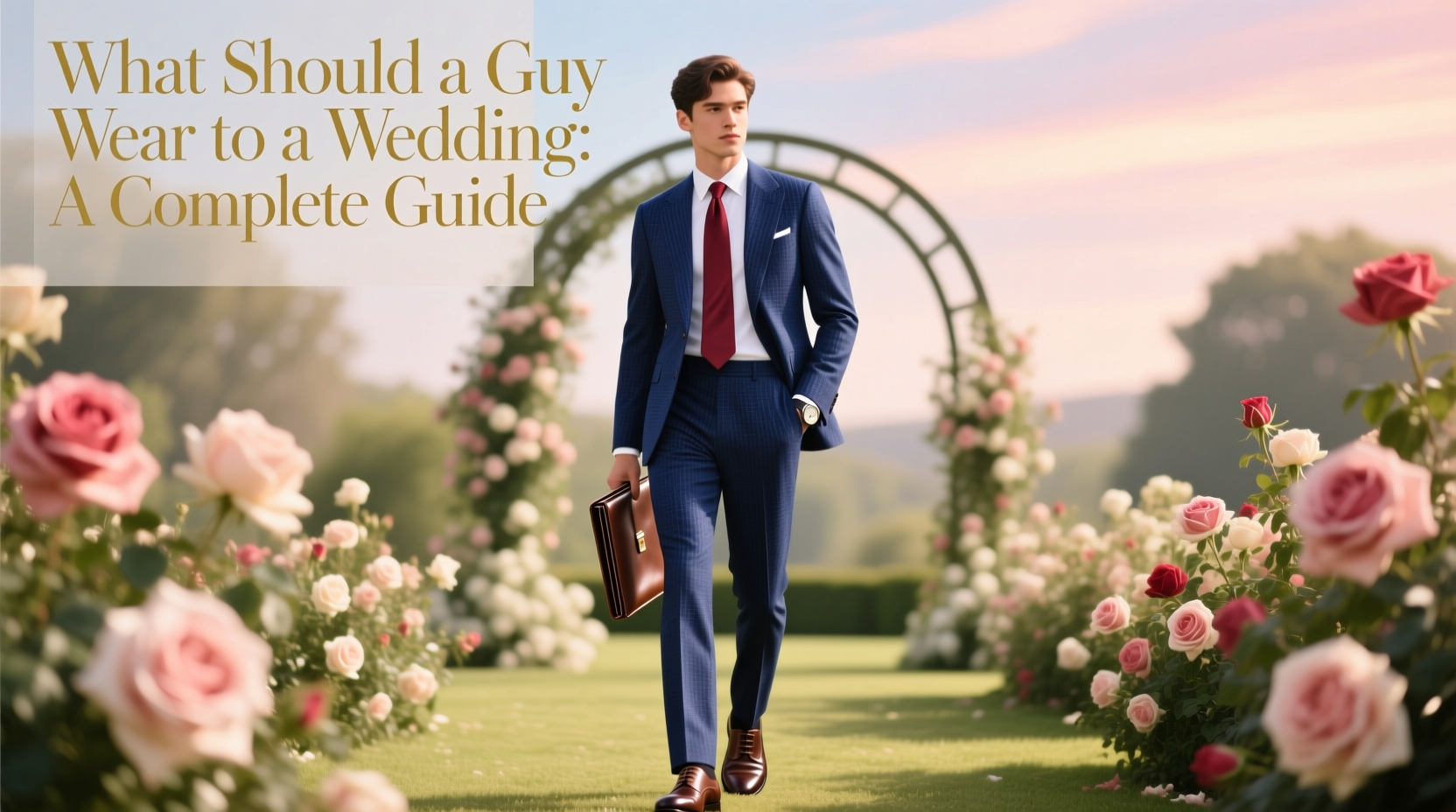what should guy wear to wedding