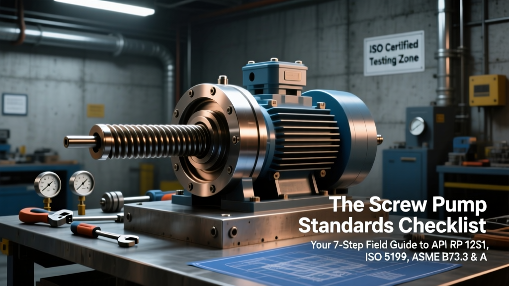 Screw Pump Standards Compliance Checklist