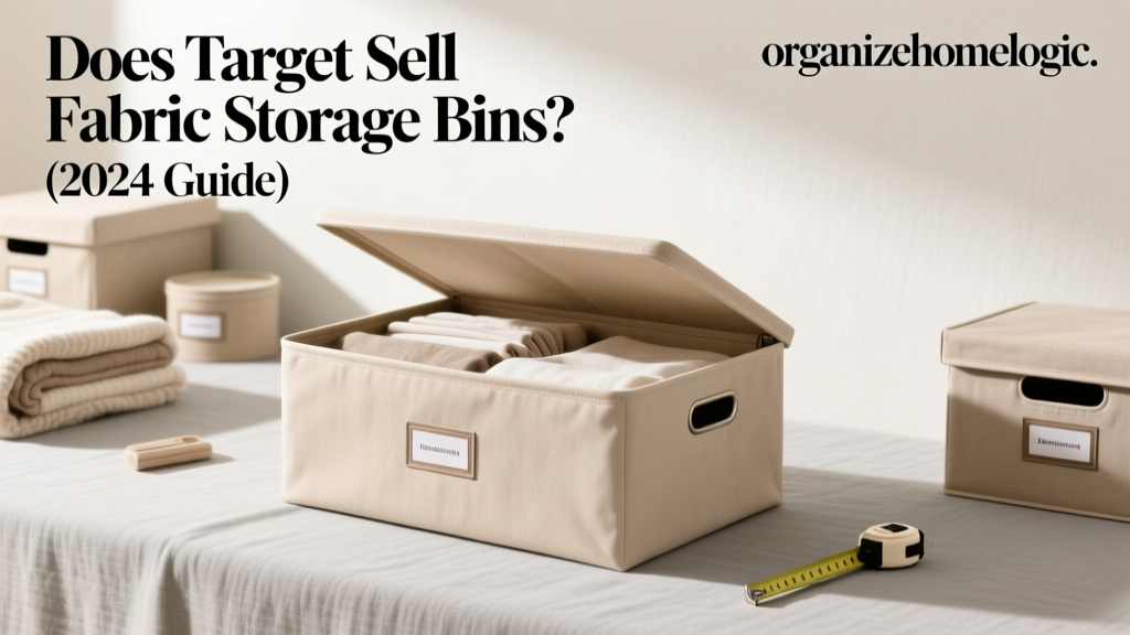 Does Target Sell Fabric Storage Bins? (2024 Guide)