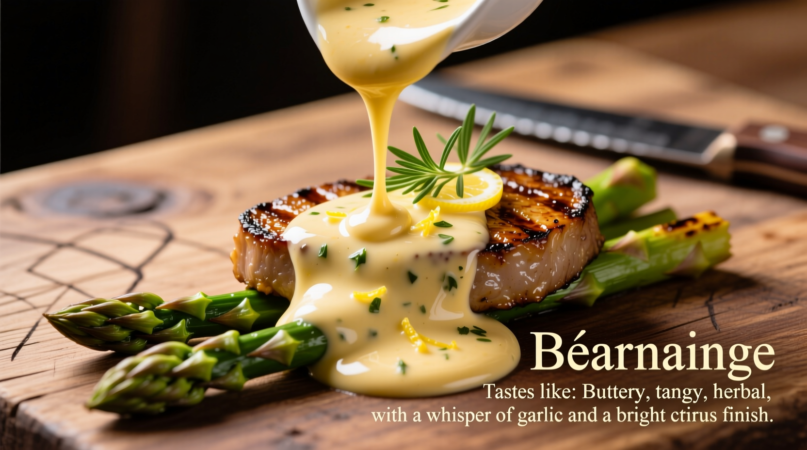 Bearnaise Sauce Taste Profile: Tangy, Herbal & Buttery