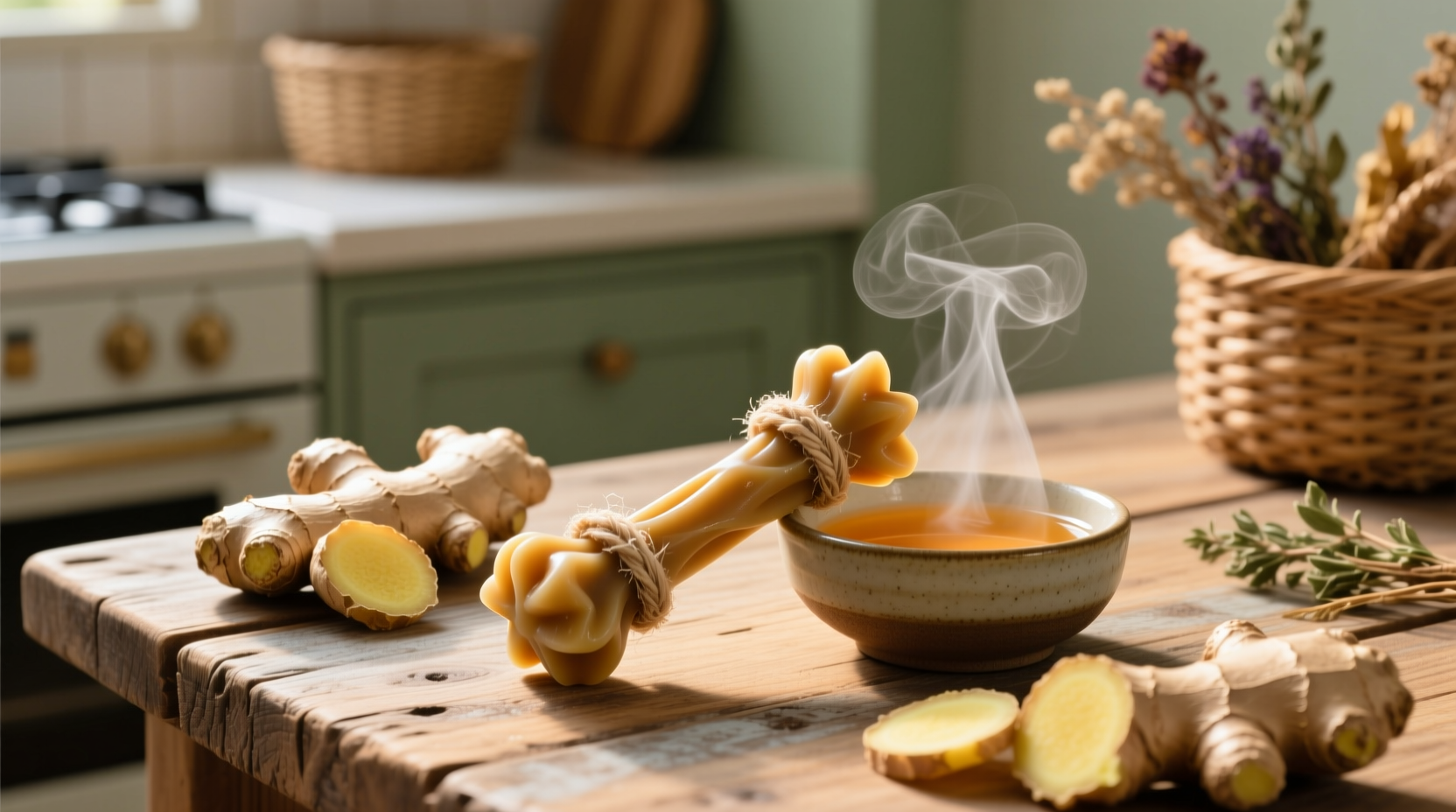 eco friendly cleaning ginger sanitization for chew toys