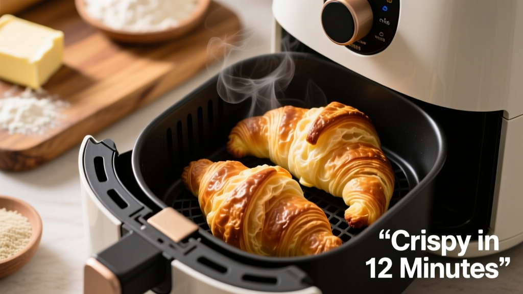 Air Fryer Frozen Croissants: Crispy & Flaky in 10 Min