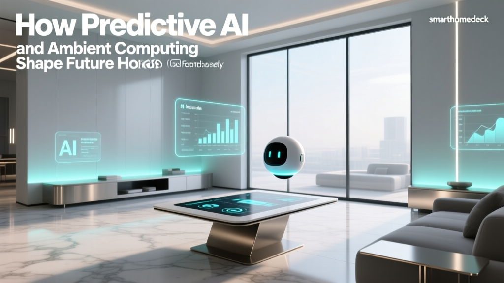 How Predictive AI and Ambient Computing Shape Future Homes