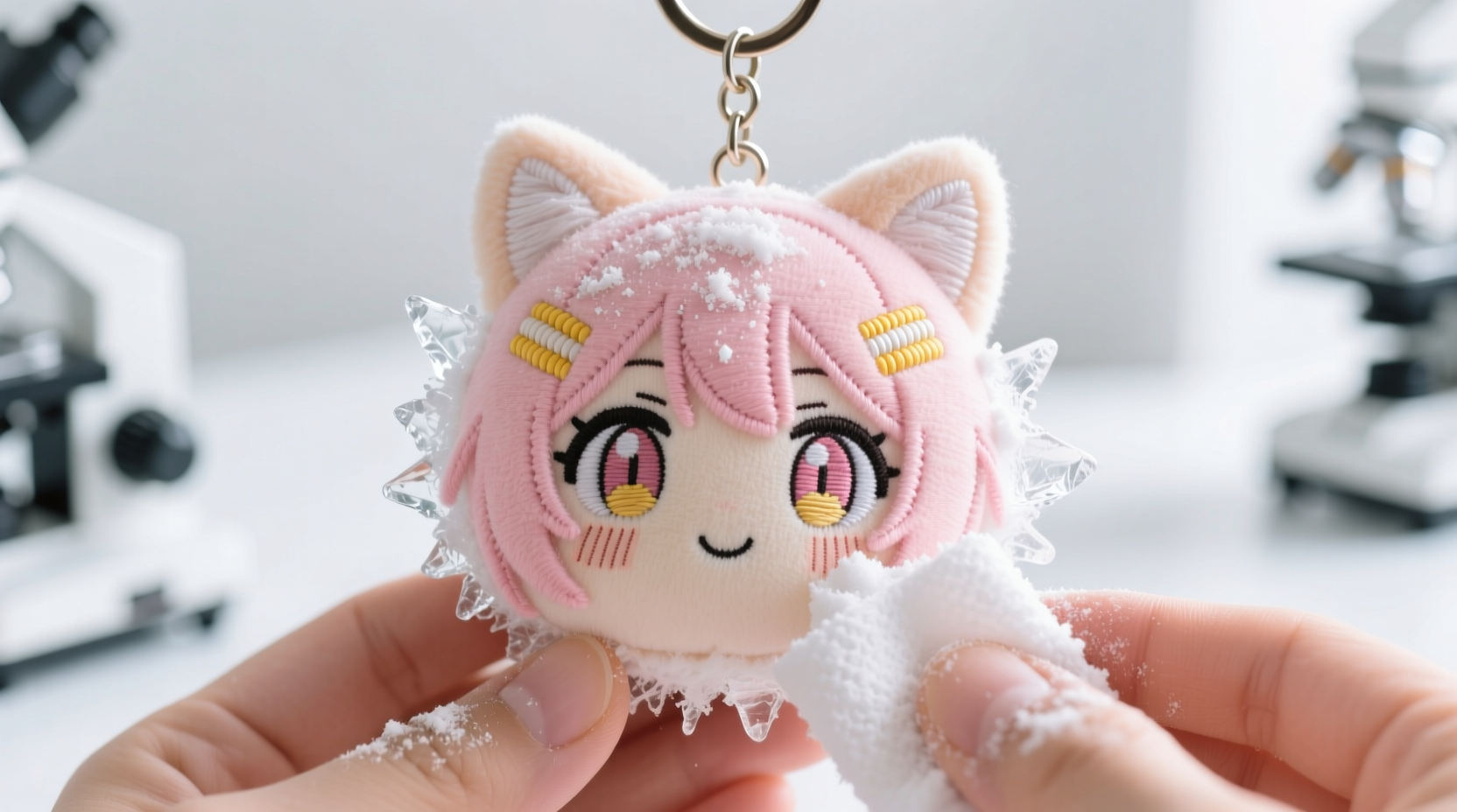eco friendly cleaning tips for plush anime keychains