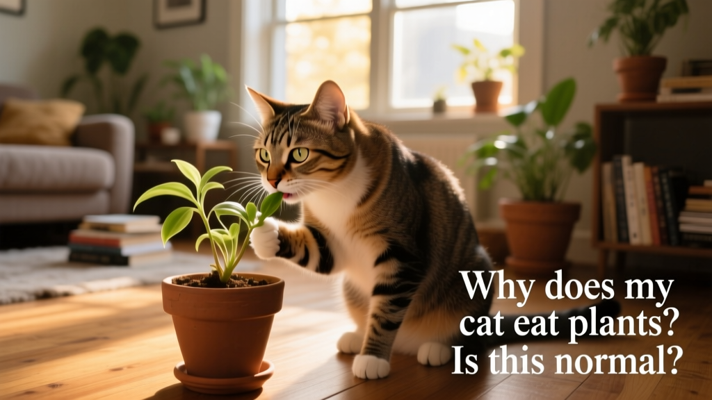 Why Does My Cat Eat Plants? Is This Normal?