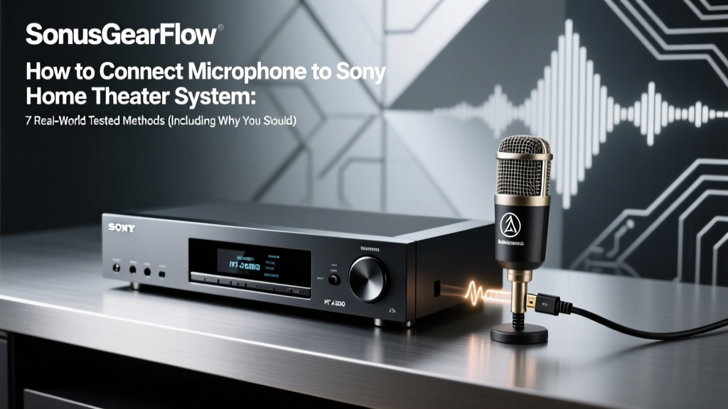 Connect Microphone to Sony Home Theater (2026)