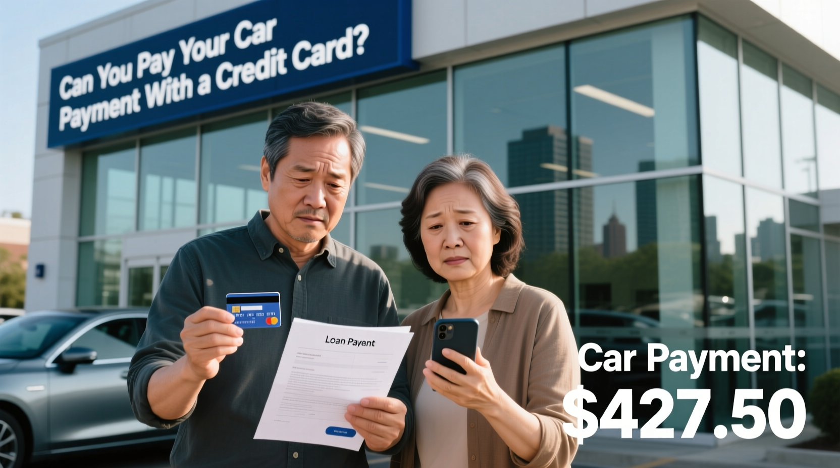 can i pay my car payment with my credit card