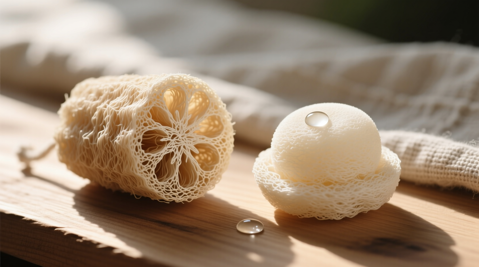 eco friendly cleaning tips loofah vs konjac sponge