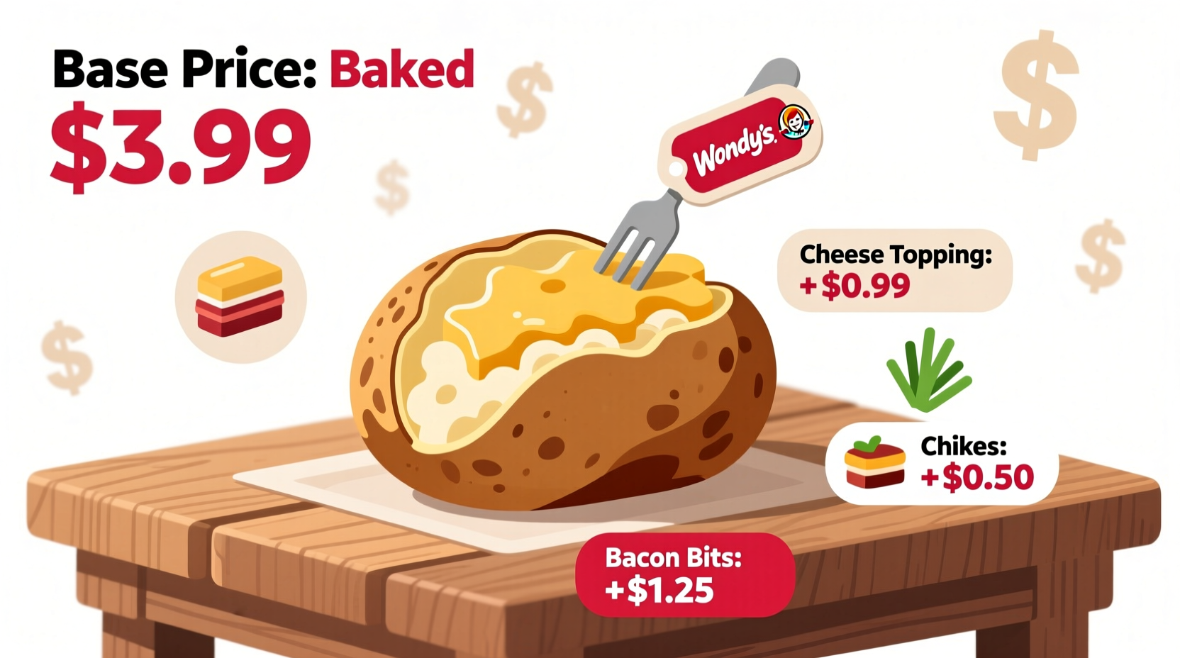 Wendy's Baked Potato Price: Current Cost & Value Guide